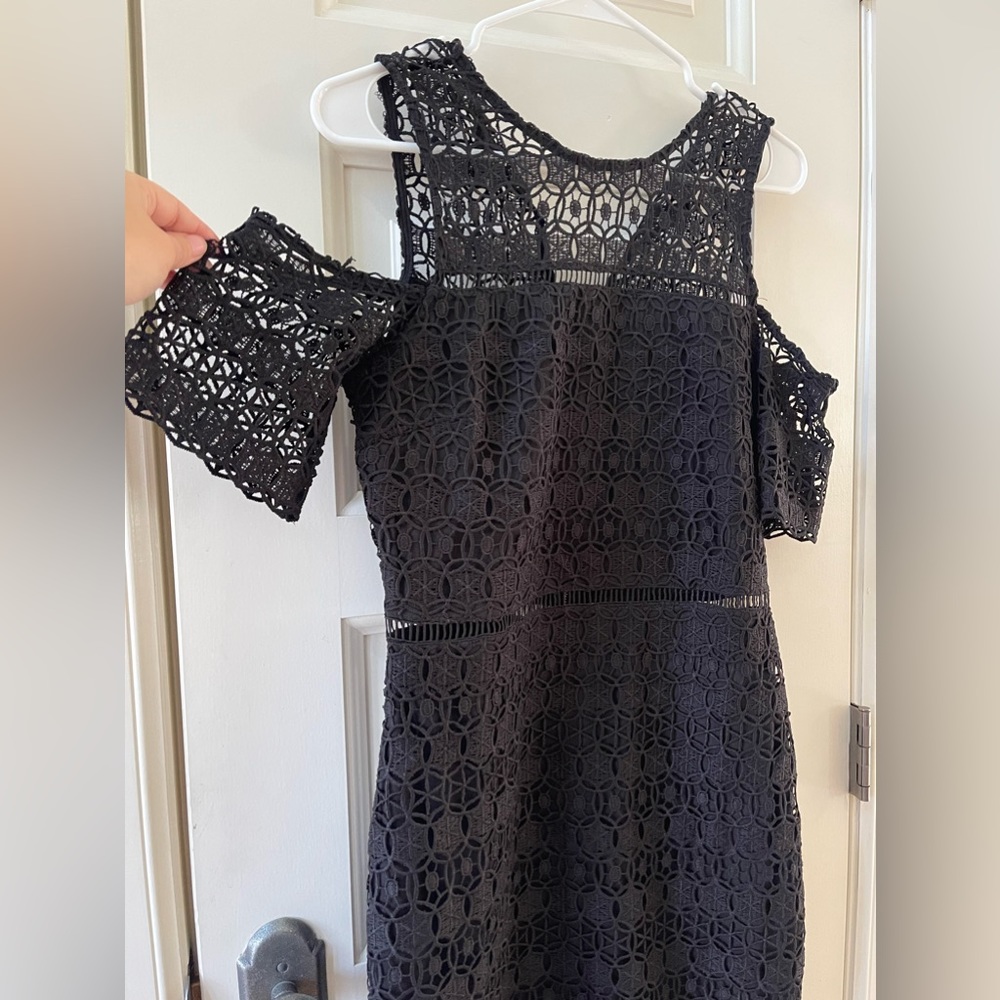 Black Lace Dress Size M